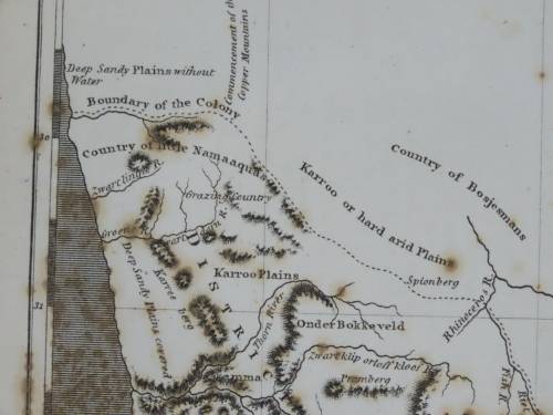 1801 Map of Cape of Good Hope Colony, Good Condition, Original Arrowsmith Map