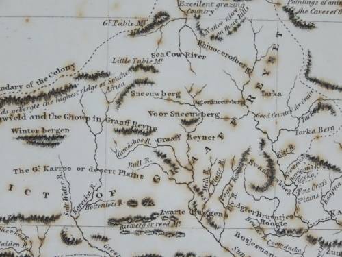 1801 Map of Cape of Good Hope Colony, Good Condition, Original Arrowsmith Map