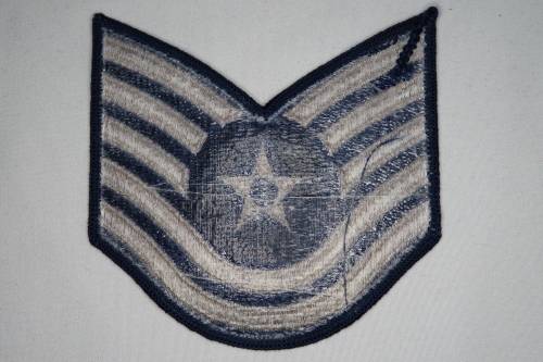 United States Air Force Technical Sergeant Rank Insignia Patch E6, TSgt