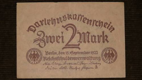 Germany - 2 Mark, 1922 , p62