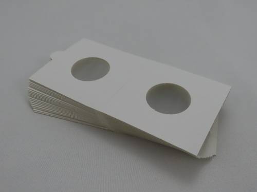 22.5 mm Self Adhesive Coin Holders, 20 x Hartberger Coin Flips, No PVC