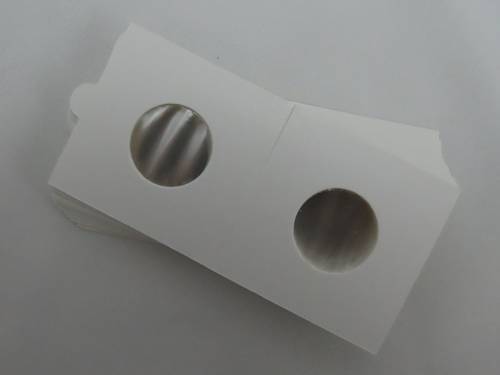 22.5 mm Self Adhesive Coin Holders, 20 x Hartberger Coin Flips, No PVC