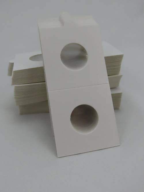 22.5 mm Self Adhesive Coin Holders, 20 x Hartberger Coin Flips, No PVC