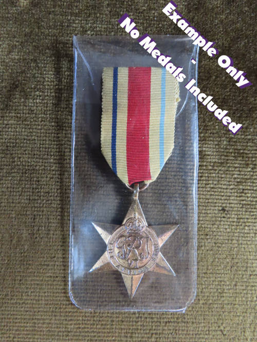 Clear Medal Storage Envelope , Pocket , Wallet or Sleeve