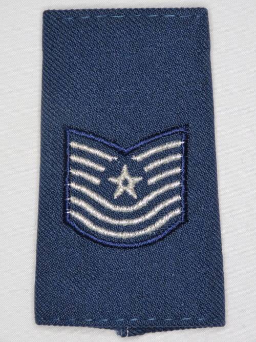 1 Pair United States Air Force Master Sergeant Insignia Shoulder Boards Rank Epaulettes E7