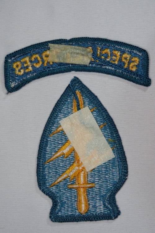 United States Army Special Forces Group Insignia Patch with Qualification tab