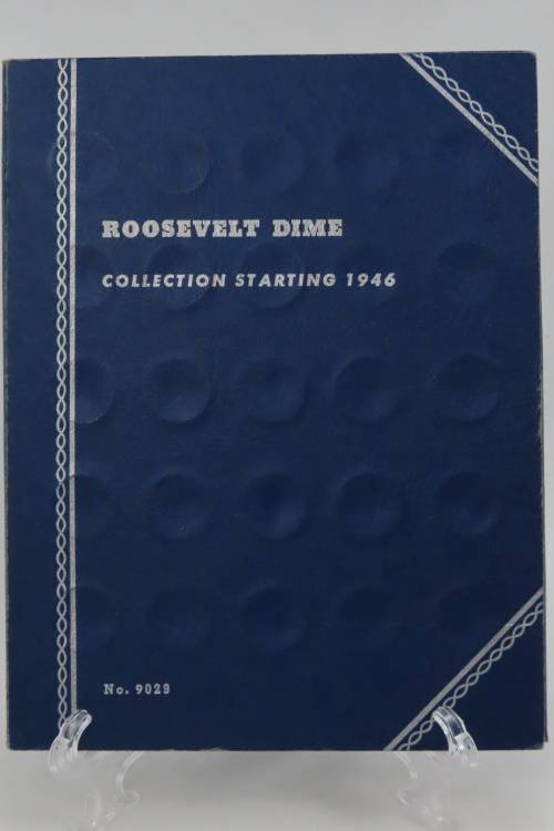 Collector`s Folder for Roosevelt Dime Collection Starting 1946 to 1978