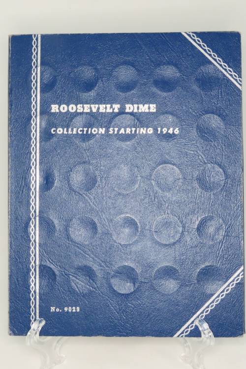 Collector`s Folder for Roosevelt Dime Collection Starting 1946 to 1978