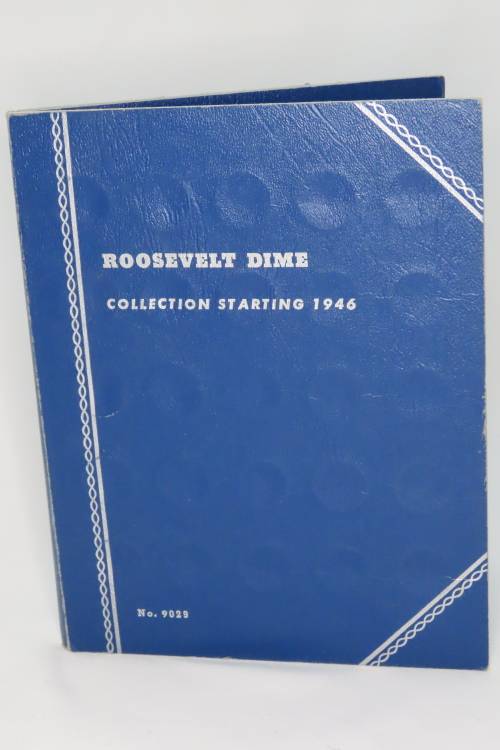 Collector`s Folder for Roosevelt Dime Collection Starting 1946 to 1978