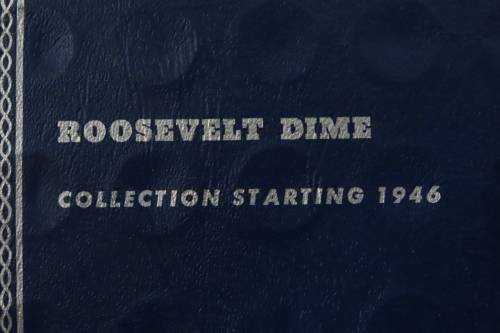 Collector`s Folder for Roosevelt Dime Collection Starting 1946 to 1978