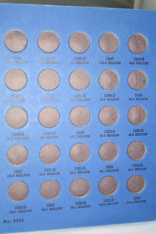 Collector`s Folder for Roosevelt Dime Collection Starting 1946 to 1978