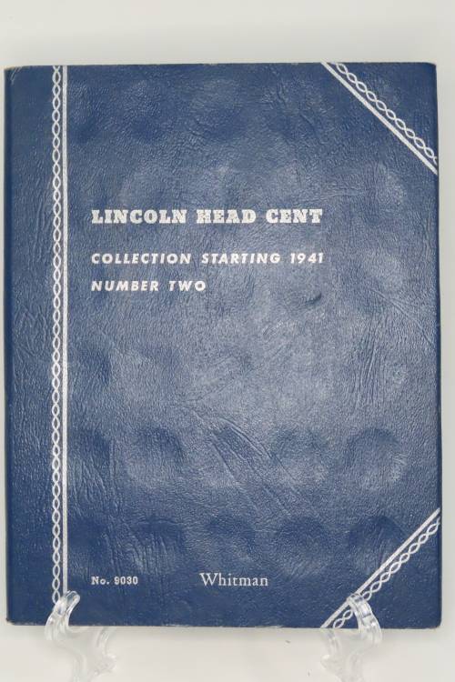 Collector`s Folder for Lincoln Cent Collection Starting 1941 to 1974