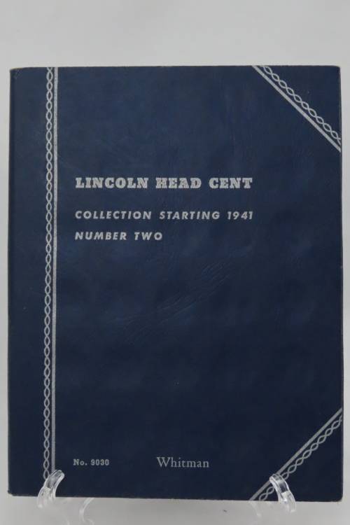 Collector`s Folder for Lincoln Cent Collection Starting 1941 to 1974