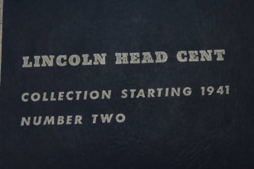 Collector`s Folder for Lincoln Cent Collection Starting 1941 to 1974