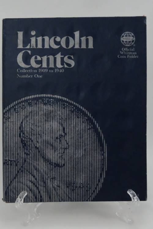 Collector`s Folder for Lincoln Cent Collection Starting 1909 to 1940