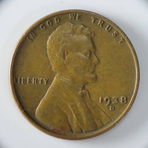 USA , 1936 D Lincoln Cent, Wheat Penny , Denver Mint