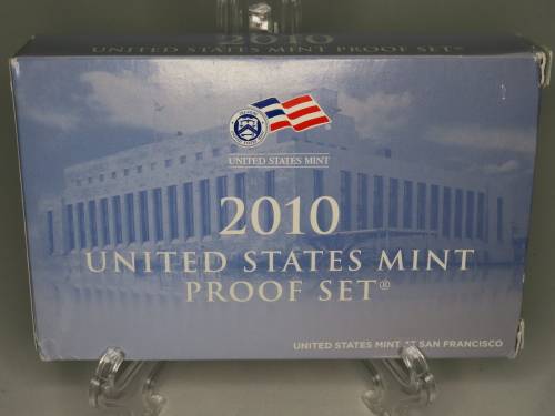 USA , 2010 Complete Proof set, Including National Parks Quarters + Presidential Dollars, 14 coin Set