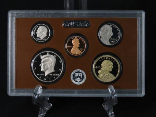 USA , 2011 Complete Proof set, Including National Parks Quarters + Presidential Dollars, 14 coin Set