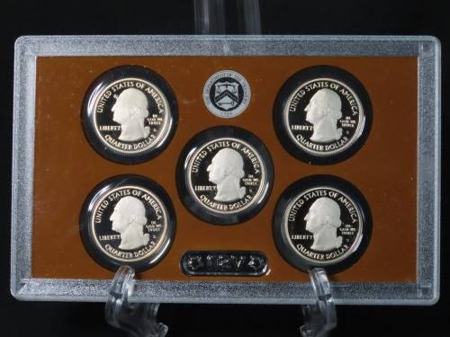 USA , 2011 Complete Proof set, Including National Parks Quarters + Presidential Dollars, 14 coin Set