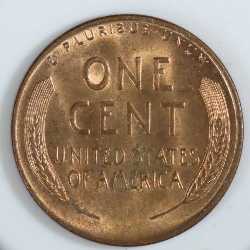 USA , 1951 D Lincoln Cent, BU Wheat Penny , Denver Mint, Uncirculated Gem Red