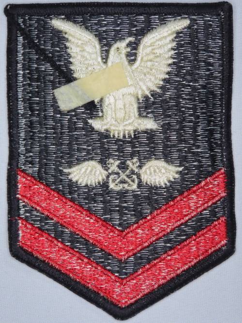 United States Navy Petty Officer 2nd Class Rank Insignia Patch E5, Aviation Boatswain`s Mate