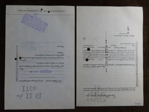 Set of Two Pennsylvania Railroad Company, Stock Certificates, 1952 to 1961
