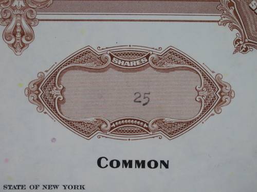 Set of Two Erie Lackawanna Railroad Company, Stock Certificates, 1962 to 1966