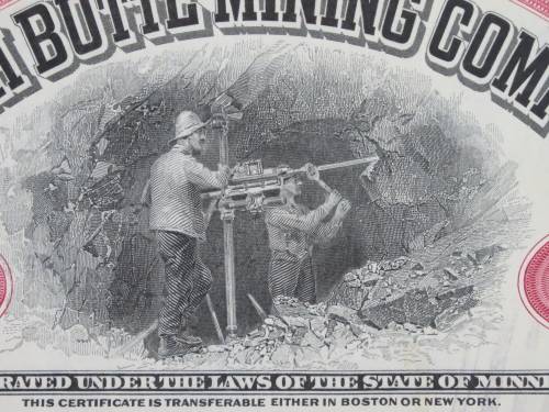 1929 North Butte Mining Company, Stock Certificate, 100 Shares , C9774