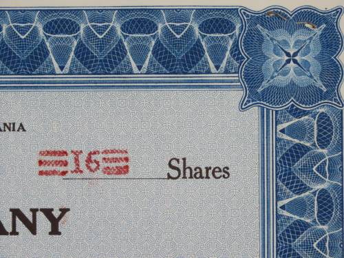 1948 Cosgrove Coal Company, Stock Certificate, 16 Shares, 205
