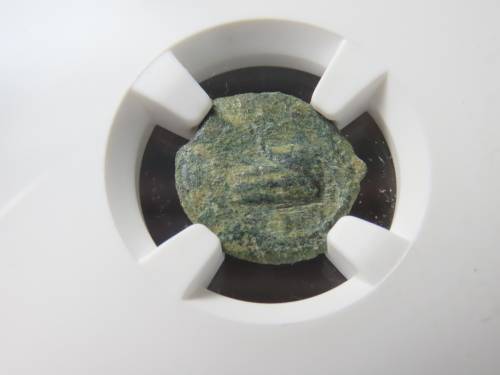 Ancient Judaea Half Prutat Coin, 4 BC NGC Herod Archelaus