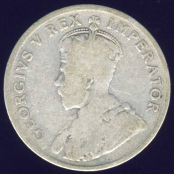 1924 Florin coin, 2/-, South Africa, Silver, George V , No reserve, Two Shilling
