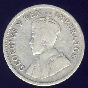 1929 Shilling coin, 1/-, South Africa, Silver, George V , No reserve