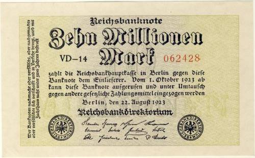Germany - 10000000 Mark, 1923 , Ten Million Mark, p106