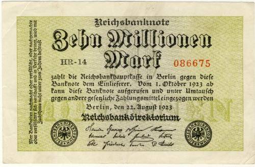 Germany - 10000000 Mark, 1923 , Ten Million Mark, p106
