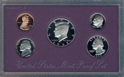 USA , 1993 Proof Coin Set