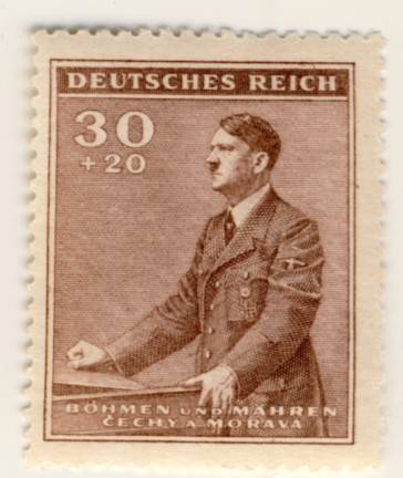 Germany - 1942, 30+20 Pfennig Hitler Birthday Stamp, MNH, Bohemia and Moravia