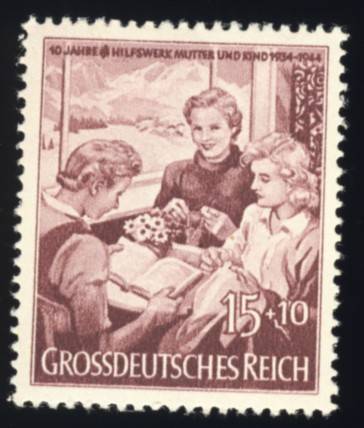 Germany - 1944, Mother and Child, MLH, 15+10