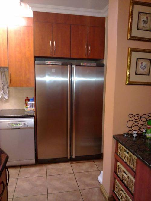 Stainless Steel AEG Santo Fridge, Stainless Steel AEG Arctis Frost free Freezer