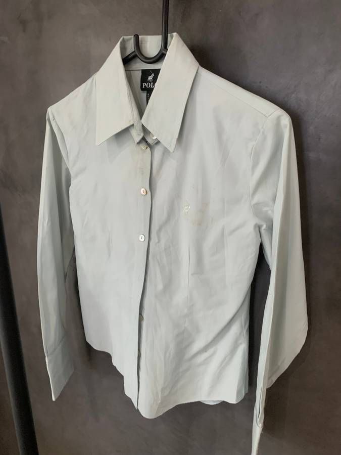 Polo shirt blue/grey - M/UK10/SA34