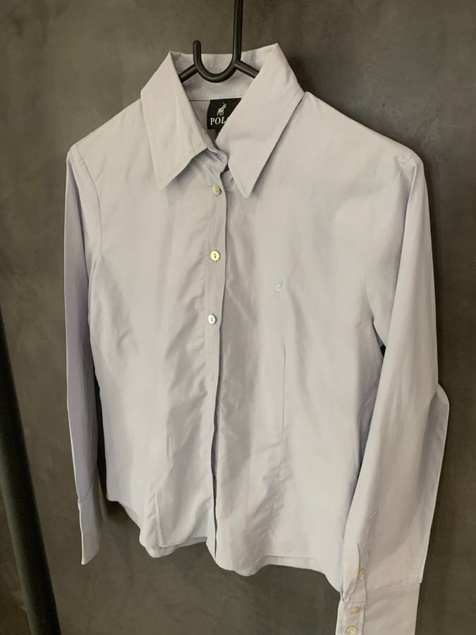 Polo shirt blue/grey - M/UK10/SA34