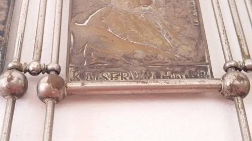 Brass Plaques commemorating the German Empire (Bismarc, Kaiser...)
