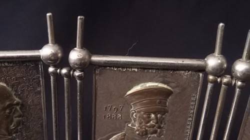 Brass Plaques commemorating the German Empire (Bismarc, Kaiser...)