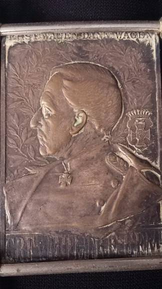 Brass Plaques commemorating the German Empire (Bismarc, Kaiser...)