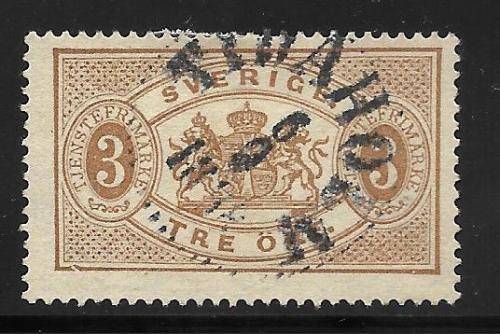 SWEDEN 1874 OFFICIALS