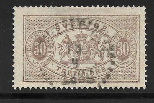 SWEDEN 1874 OFFICIALS