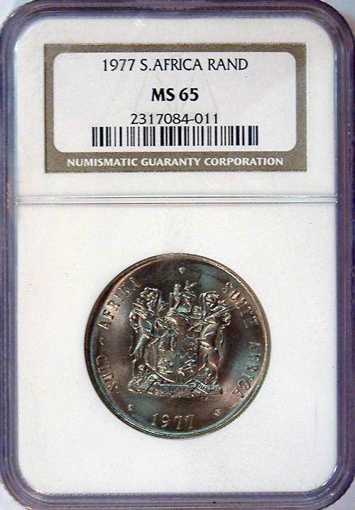 ***RRR-"POP1" GRADED 1977- RAND MINT STATE 65  !!!***