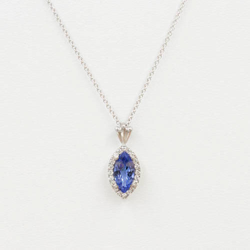 ***Video*** Beautiful 0.47ct. Marquise VVS Blue Purple Tanzanite