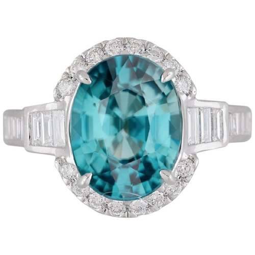 ***Video*** Outstanding Sky Blue Ziron 0.95ct. Oval Cut (DON`T MISS THIS ONE)