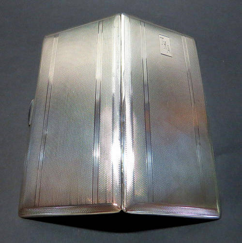 Sterling silver hallmarked cigarette box