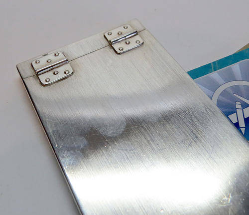 Egyptian silver card holder